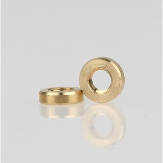 M4 Rundmutter &ndash; 7x2 mm, Metall Messing roh