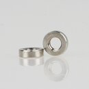 M4 Rundmutter &ndash; 7x2 mm, Metall vernickelt