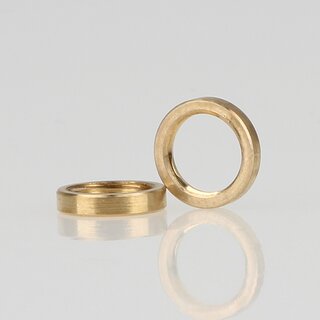 M8x1 Rundmutter &ndash; 12x2 mm, Metall Messing roh