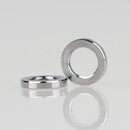 M8x1 Rundmutter &ndash; 12x2 mm, Metall vernickelt