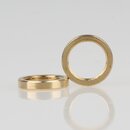 M13x1 Rundmutter &ndash; 17x3 mm, Metall Messing roh