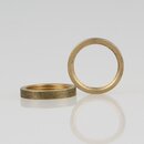 M16x1 Rundmutter &ndash; 19x3 mm, Metall Messing roh
