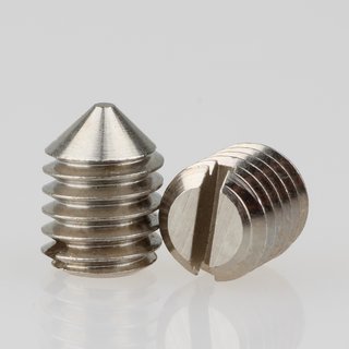 M6 Madenschraube Metall verzinkt mit Spitze DIN 553 Lnge 8mm (10 Stck)