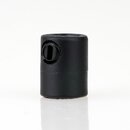 M8x1 Klemmnippel Zugentlastung Schwarz mit Innengewinde...