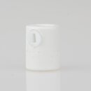 M8x1 Klemmnippel Zugentlastung Weiß mit Innengewinde aus Kunststoff