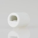 M8x1 Klemmnippel Zugentlastung Weiß mit Innengewinde aus Kunststoff