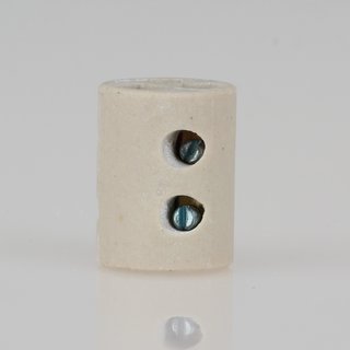 Porzellan Lsterklemme Buchsenklemme wei 3-polig rund 1,5 bis 6 mm