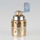 Winkel Metall 24 x 41,5 mm, verzinkt – für E27 und E14 Fassungen