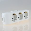 Panasonic 3-fach Tischsteckdose Steckdosenleiste wei...