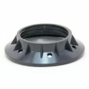 E27 Bakelit-Lampenfassung schwarz mit Außengewinde und Unterring M10x1 IG