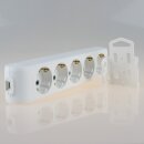 Panasonic 5-fach Tischsteckdose / Steckdosenleiste ohne Kabelzuleitung – weiß, 250V/16A, 3500W