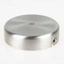 Lampen Metall Baldachin 100x25mm edelstahloptik fr 1...
