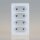 4-fach Steckdosenadapter weiß – 4x Eurosteckdose, 2,5A/250V