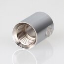 M10x1 Klemmnippel Zugentlastung aus Metall Verchromt mit Innengewinde