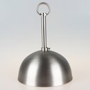 Lampen Baldachin 120x62mm Metall edelstahloptik Kugelform...