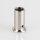 M10x1 Innengewinde Messing Deckenhalter zylindrisch mit seitlichem Ausgang 4 mm, vernickelt, 16x26 mm