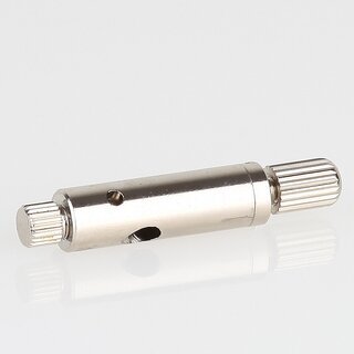 Messing Seilstopper 9x30 mm mit seitlichem Ausgang fr Y-Aufhngung und Sicherungskappe, vernickelt