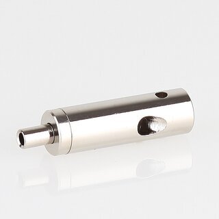 Messing Seilstopper 9x28 mm mit seitlichem Ausgang fr Y-Aufhngung, vernickelt