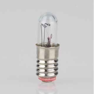 E5,5 Sockel 12V (DC) 1W 80mA Rhren Glhlampe 15x4,7mm