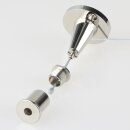 Lampen Stahlseil-Aufhängung – 1 m Stahlseil mit konischem Seilstopper & Deckenhalter