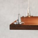 Lampen Stahlseil-Aufhängung – 1 m Stahlseil mit konischem Seilstopper & Deckenhalter