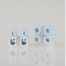 Lsterklemme Mini transparent 2-polig bis 1,5mm mit...