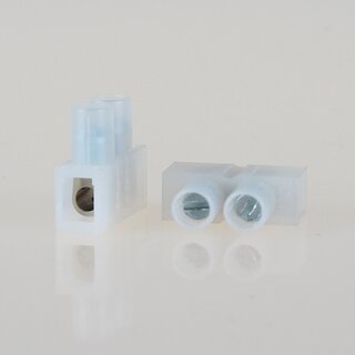 Euro Lsterklemme Mini 1-polig transparent bis 2,5mm &ndash; 16x6x15mm