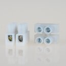 Euro Lsterklemme Mini 2-polig transparent bis 2,5mm...