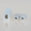 Euro Lsterklemme transparent 1-polig bis 10 mm  22x8x19mm