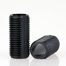 Lampen M10x1 Gewinderohr Kunststoff schwarz Lnge 20mm...