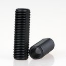 Lampen M10x1 Gewinderohr Kunststoff schwarz Lnge 30mm...