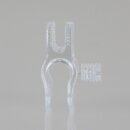Lampenkabel Seilhalter-Clip – transparent – für Kabel Ø 5–6,5 mm & Drahtseil Ø 1–2 mm