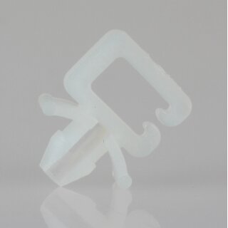 Kabelhalter Kabelclip – natur – 12,4 x 16 mm – Lochdurchmesser 4,7 mm