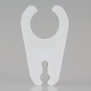 Kabelhalter fr 16er Rohr 40x24x7mm wei fr Kabel 5,5mm
