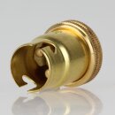 B15d Bajonett Metall Lampenfassung vermessingt M10x1 Innengewinde