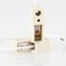 R7s Hochvolt Halogen Lampenfassung mit 22 cm Anschlussleitung – 250 V / 6 A – 2 Stück