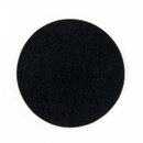 Lampenfu Filz selbstklebend &ndash;  80 mm, schwarz, 1...