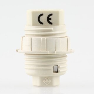 G9 Hochvolt Halogen Lampenfassung 20,8 mm Durchmesser M10x1 Innengewinde mit Schraubring
