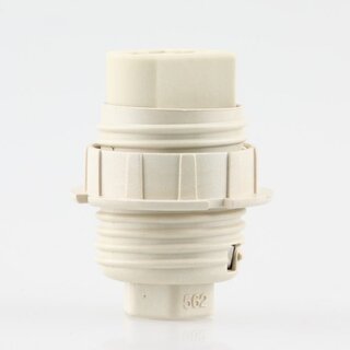 G9 Hochvolt-Halogen-Lampenfassung  20,8 mm mit Auengewinde und Schraubring M10x1 IG