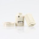 G9 Hochvolt-Halogen-Lampenfassung Ø 20,8 mm mit Außengewinde und Schraubring M10x1 IG