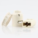 G9 Hochvolt-Halogen-Lampenfassung Ø 20,8 mm mit Außengewinde und Schraubring M10x1 IG