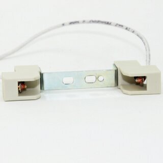 R7s Hochvolt Halogen Lampenfassung mit 22 cm Anschlussleitung &ndash; 250 V / 6 A &ndash;  Kontaktabstand 74,9mm