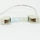 R7s Hochvolt Halogen Lampenfassung mit 22 cm Anschlussleitung – 250 V / 6 A –  Kontaktabstand 74,9mm