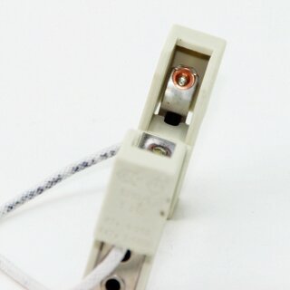 R7s Hochvolt Halogen Lampenfassung mit 22 cm Anschlussleitung &ndash; 250 V / 8 A &ndash; Kontaktabstand 114,2 mm