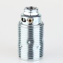 E14 Metall-Lampenfassung Premium verchromt mit...