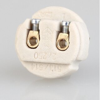 E14 Metall-Lampenfassung Premium verchromt ohne Auengewinde, M10x1 IG