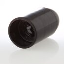 E14 Kunststoff-Lampenfassung schwarz mit M10x1 Innengewinde