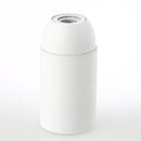 E14 Kunststoff-Lampenfassung wei lackiert mit M10x1...