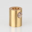 M10x1 Klemmnippel Zugentlastung aus Metall Messing roh...