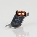 Erdlasche zum Anpunkten – Metall roh, 8×22 mm, für Lampenbau und Leuchtenmontage